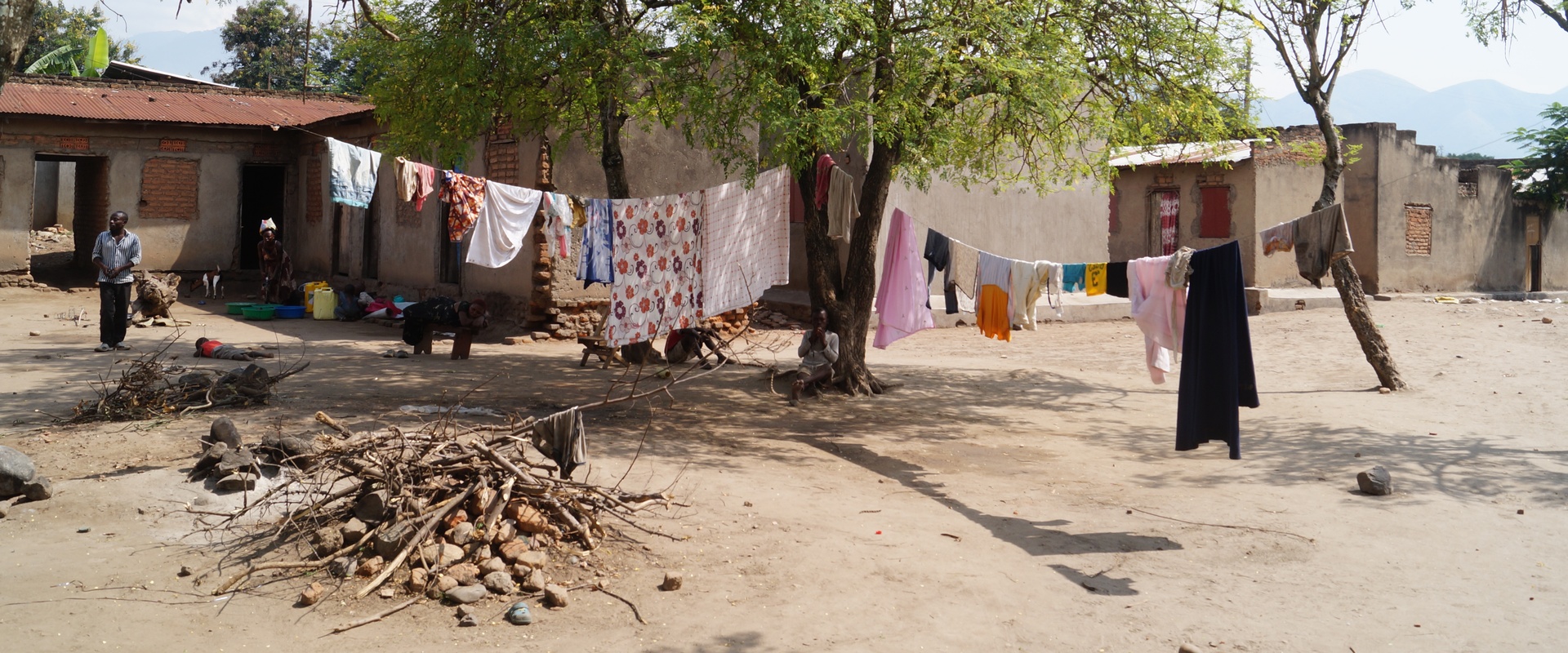 Wijk in Kasese Oeganda