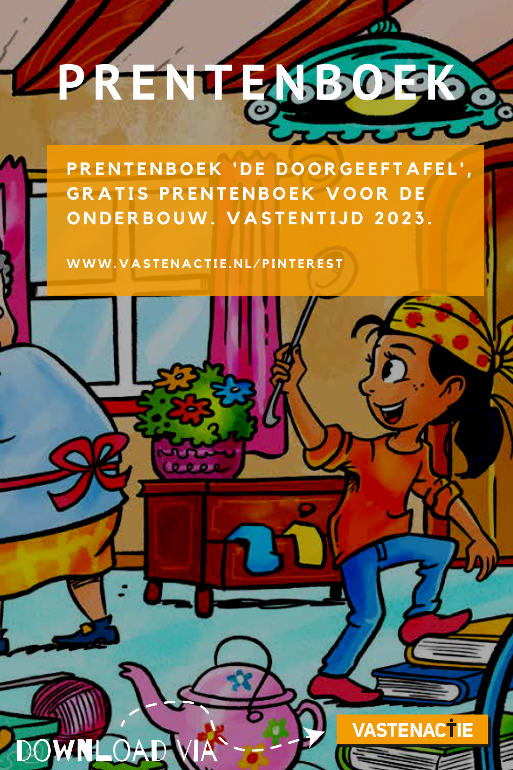 Prentenboek Vastentijd De Doorgeeftafel